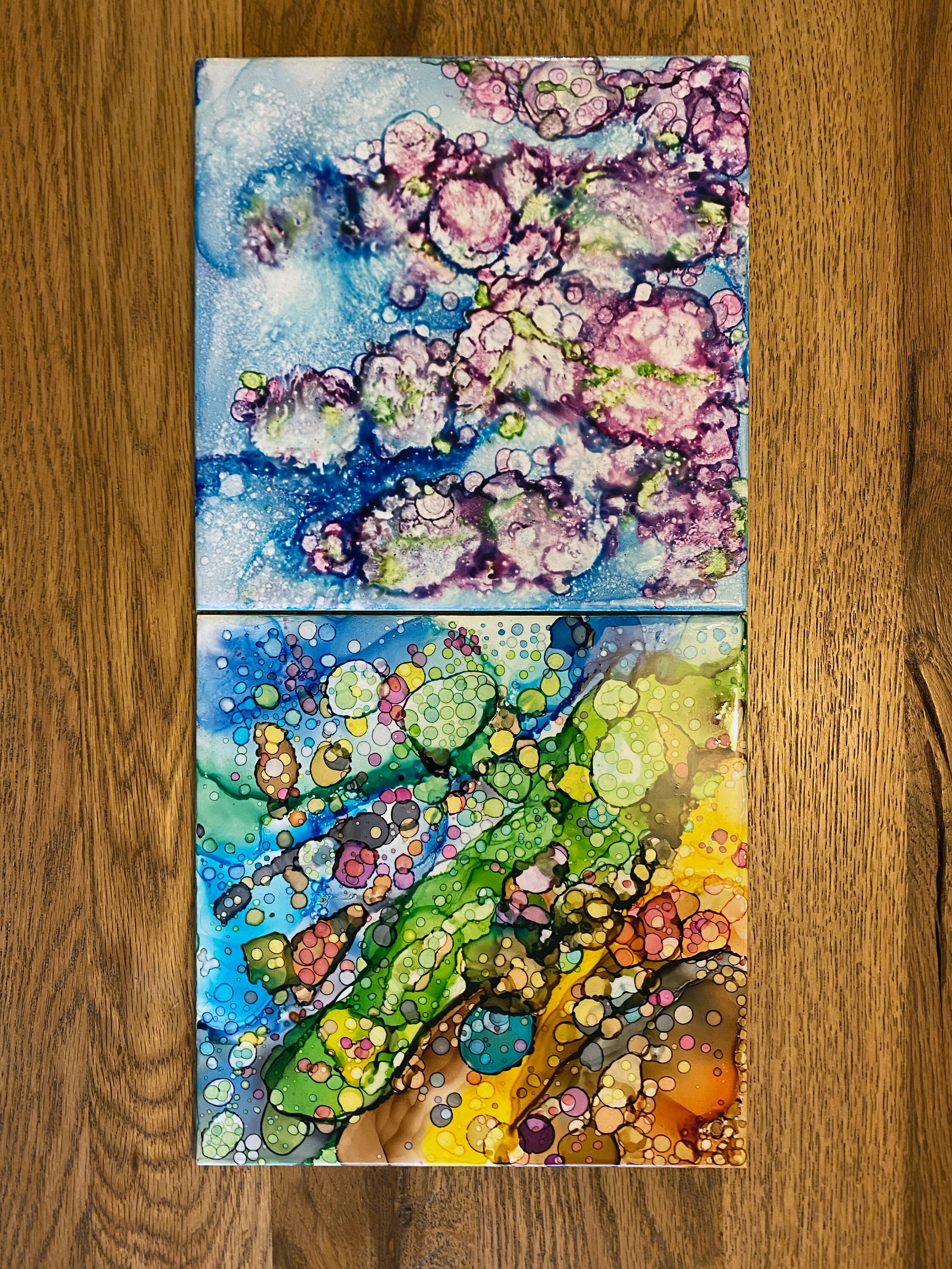 Handpainted Ceramic Plate Ceramic Tile Ceramic Tile Etsy UK