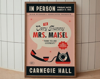 The Marvelous Mrs. Maisel 11x17 Print