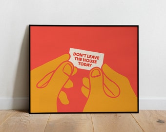 Pee-wee Herman Don't Leave the House 10x8 Digital Download