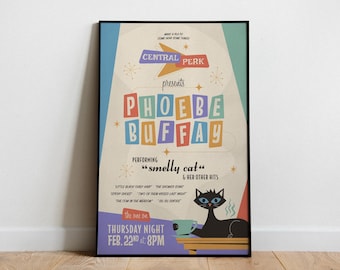 Friends Phoebe Buffay Central Perk 11x17 Retro Digital Download