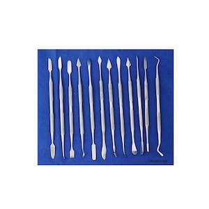 Modellierwerkzeug Set Modellieren mit Wachs, Ton, Gios usw. | Inhalt 12 St.