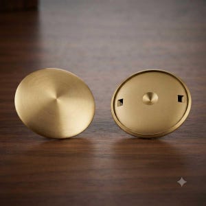 Brass Sliding Pendulum Bob Ø 55 mm | Replacement Pendulum for JUNGHANS, UTS Movements | High-Quality Pendulum Disc for Wall & Table Clocks