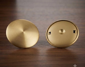 Brass Sliding Pendulum Bob Ø 55 mm | Replacement Pendulum for JUNGHANS, UTS Movements | High-Quality Pendulum Disc for Wall & Table Clocks