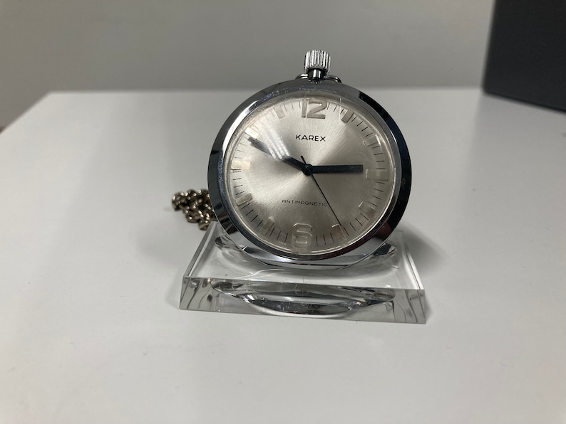 Taschenuhrständer Ausstellungsständer Dekoständer transparent für Uhren, Taschenuhren, Kleinteile Bild 2