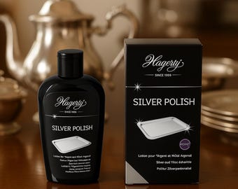HAGERTY Silver Polish – Cleaning & Polishing Solution for Silver – 250 ml or 2 Liters