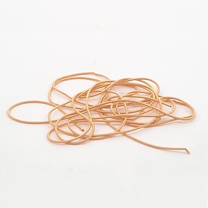 Bead Wire Gold Plated 1 Meter / Golden Bead Wire / Bead Wire / DIY Bead Necklaces imagen 3