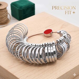 AUGUSTA Ring Sizer Set 36 Rings – Accurate Ring Size Measurement 41–76 mm