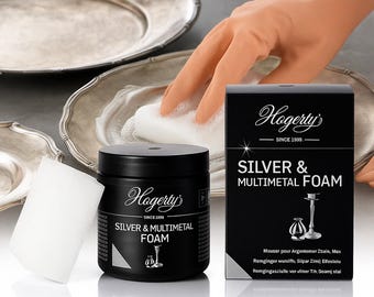 HAGERTY Silver & Multimetal Foam – Cleaning Foam for Silver, Tin and Stainless Steel – 185 g