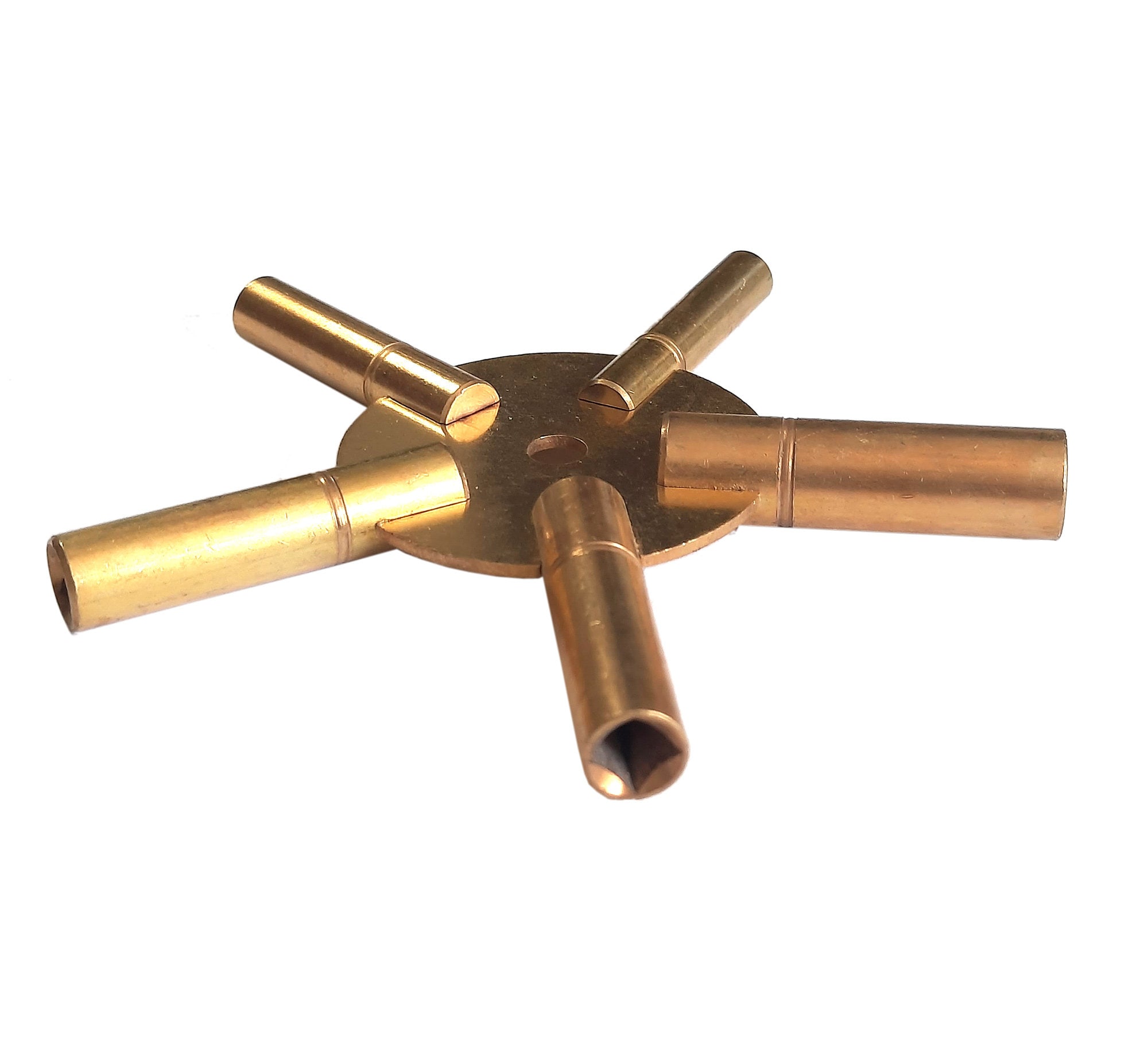Clé De Remontoir Pour Montre De Poche, N°2, Laiton Et Fer, 13,2g, 7,8cm, Occasion