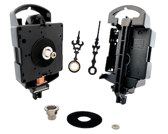 UTS 802 / Junghans W817 Quartz Pendulum Clock Movement with Euro Shaft & Hands 35/25 mm