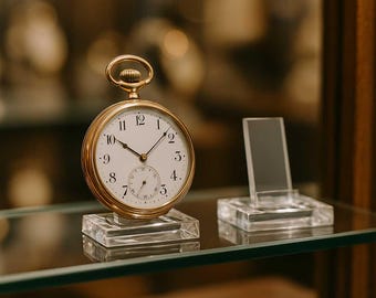 Pocket Watch Stand Transparent - Display Stand Pocket Watch / Pocket Watch Storage / Present Pocket Watch