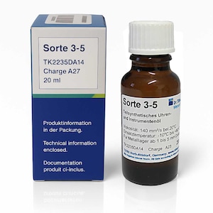 Dr Tillwich Klokolie Smeerolie graad 3-5 Instrumentolie TK2235 *Made in Germany* / Oliën van klokken / Olie voor fijnmechanische apparaten