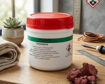 THERMO-FIX Lötpaste Hitzeschutz-Paste Goldschmiede Bedarf | Fixierpaste Schweißpaste für Schmuckherstellung & Uhrmacher, 250g / 500g