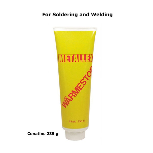 Pâte à souder METALLEX | Pâte de protection pour soudure | Arrêt de chaleur | Pâte à souder contact 235g