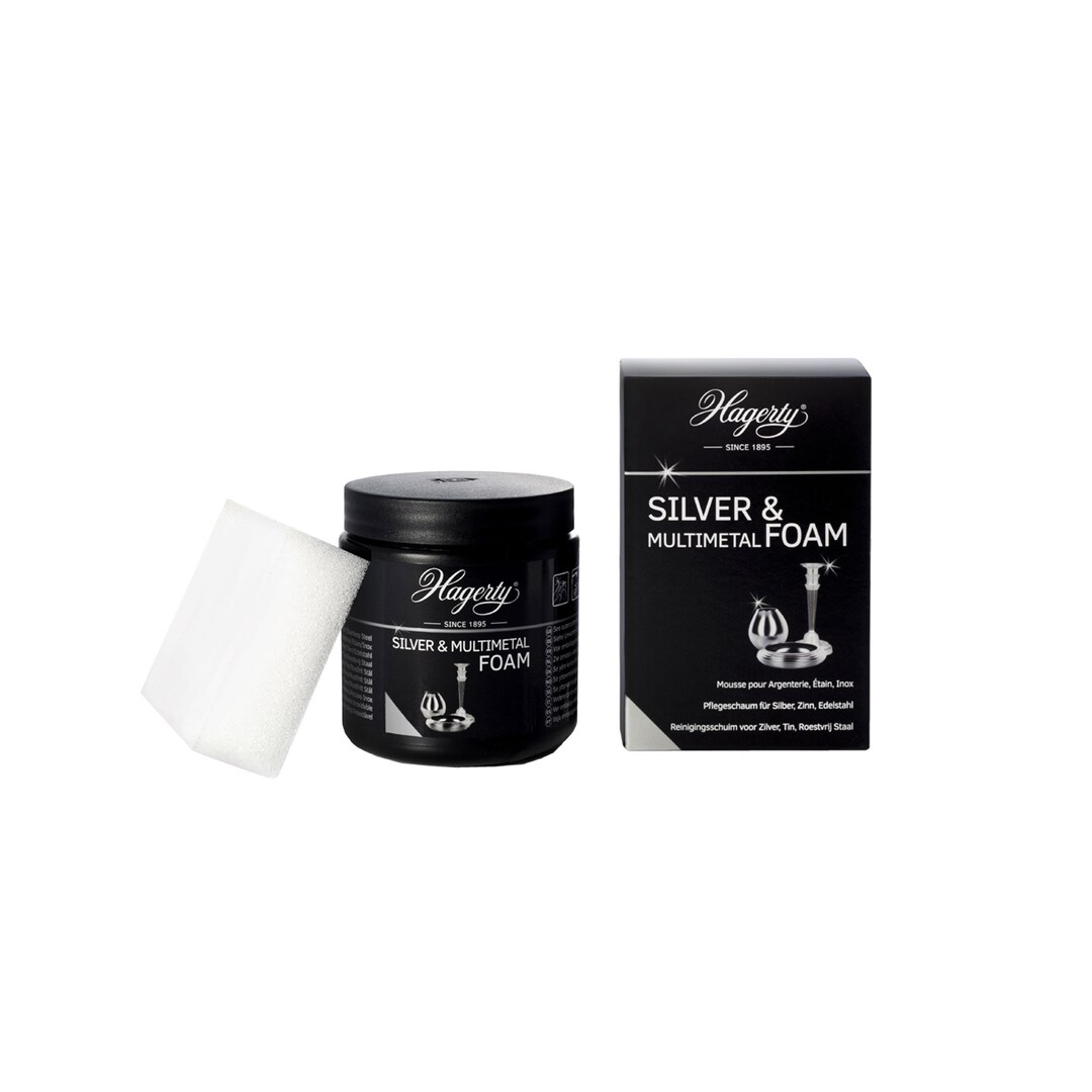 Hagerty Detergente Antiossidante Per Argento E Metalli - Kit 3 Barattoli Da 185ml Con Spugne - Foto 9