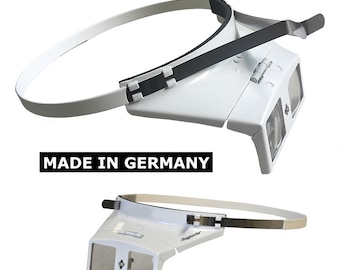 Headband Magnifier with Headband Binocular Watchmaker Magnifier / Made in Germany