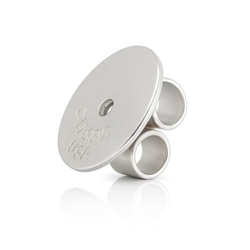 Ecrous d'oreille en argent 925 avec plaque pré-soudée / Bouchon pour clous d'oreille en argent - différentes tailles