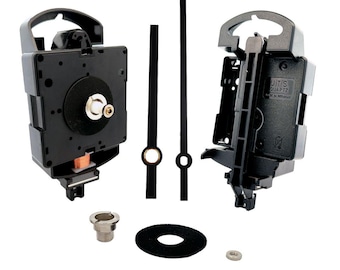 UTS 802 / Junghans W817 Quartz Pendulum Clock Movement with Euro Shaft & Hands 80/60 mm