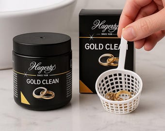 HAGERTY Gold Clean – Jewelry Cleaning Dip for Gold & Platinum – 170 ml