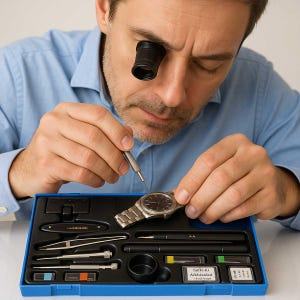 AUGUSTA Watch Repair Tool Kit MAXI – 199 pcs | Complete Watchmaker Set