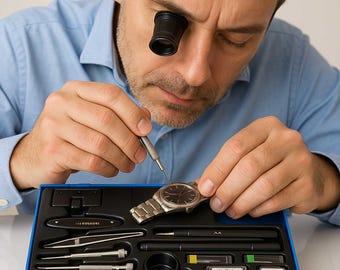 AUGUSTA Watch Repair Tool Kit MAXI – 199 pcs | Complete Watchmaker Set