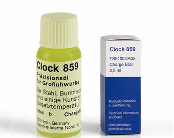 Dr. Tillwich Clock 859 Watch Oil – Precision Lubricant for Clock Movements (3.5 ml)