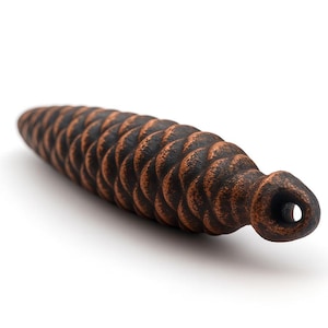 Weights for cuckoo clocks / Fir cone cuckoo clocks / Weights for clocks / Brown cast iron *Made in Germany*