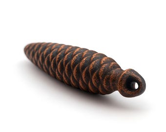 Weights for cuckoo clocks / Fir cone cuckoo clocks / Weights for clocks / Brown cast iron *Made in Germany*