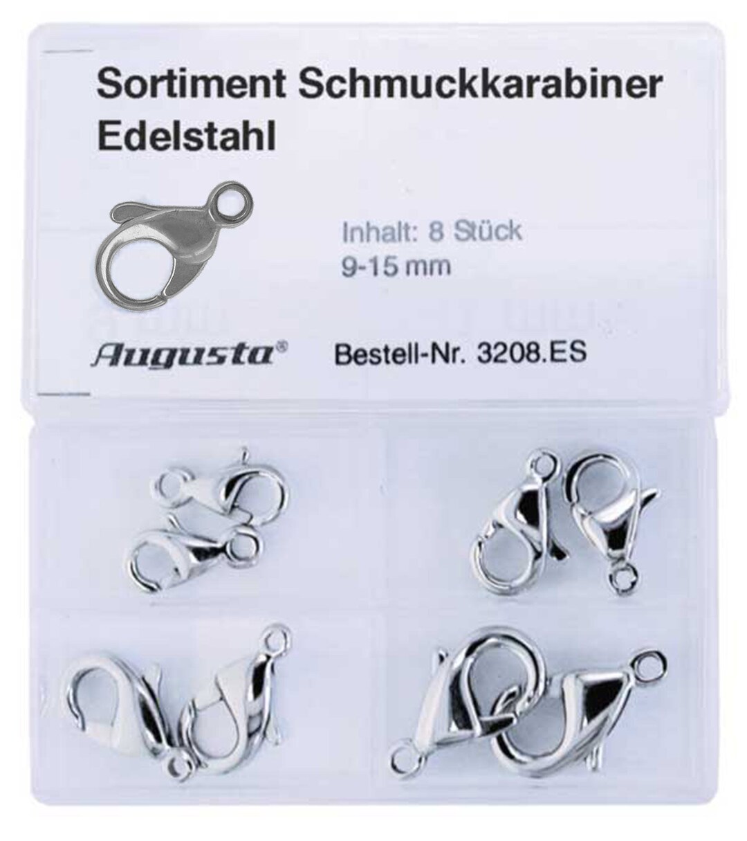 Assortment of Jewelry Carabiners Stainless Steel Jewelry Clasp