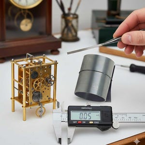 Suspension Spring Steel 0.15 mm – Clock Pendulum Spring Material – 1 m Roll