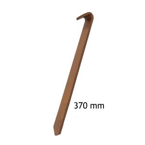 Barra pendular de latón para péndulo JUNGHANS 817 y UTS 370 mm