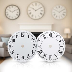 Dial Dials for watches made of aluminum Roman and Arabic numerals ***Made in Germany