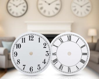Esfera del reloj Números arábigos romanos de aluminio