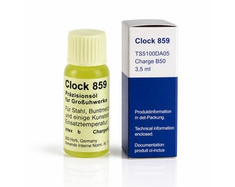 Dr. Tillwich Clock 859 Watch Oil – Precision Lubricant for Clock Movements (3.5 ml)