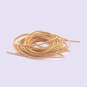 Bead Wire Gold Plated 1 Meter / Golden Bead Wire / Bead Wire / DIY Bead Necklaces imagen 2