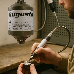 Hängebohrmotor Hängemotor BM21A biegsame Welle + Fußpedal + Handstück | Mikromotor |AUGUSTA