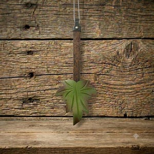 Cuckoo Clock Pendulum | Wooden Pendulum for Clocks in 3 Sizes | Watchmaker Replacement | Black Forest Clock Accessory Green Adjustable