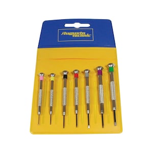 AUGUSTA slotted screwdriver 7 pcs. watchmaker screwdriver / fine screwdriver