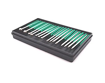 AUGUSTA Diamond Ball Burr Set 15 pcs – Ø 2.35 mm Rotary Tool Accessories