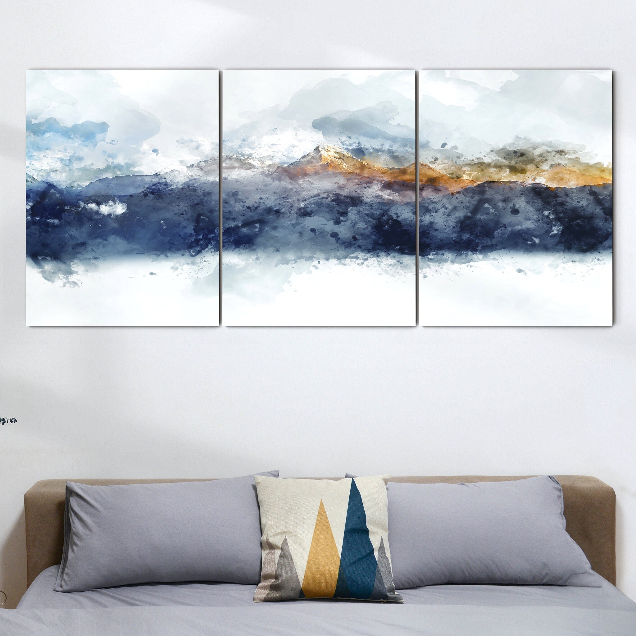Art Mural Abstrait, Impression
