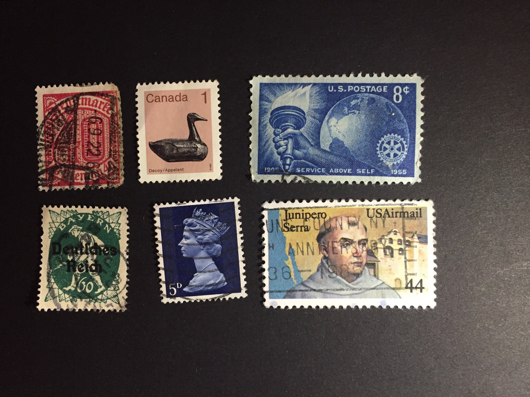 Various World Stamps Etsy