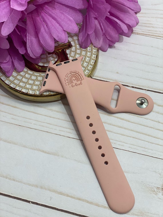 Customized Watch Bands Apple Watch Band Engraved Apple Watch Etsy