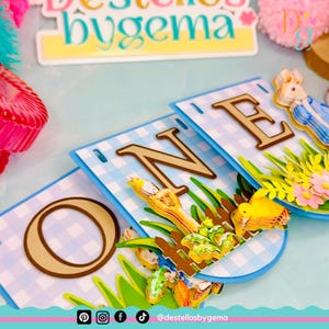 Peter Rabbit Birthday Decor, 1st Birthday