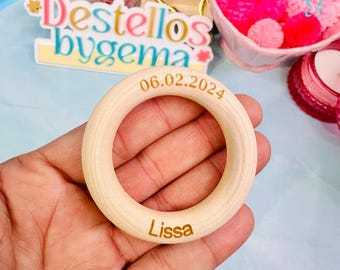 マクラメリング、木製、カスタム