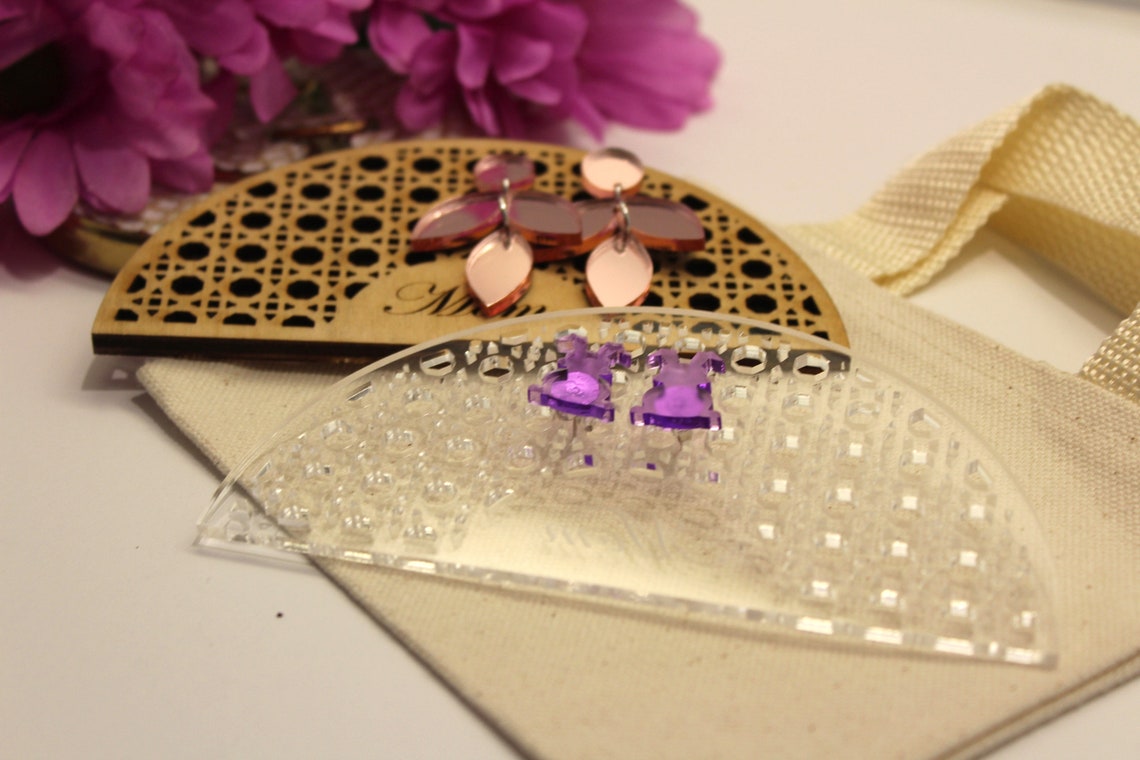 Earring Organizer for Travel Personalized Gift Mother's Etsy