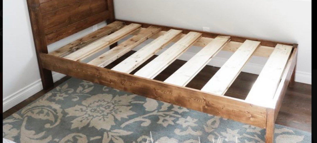 Twin Bed Frame Headboard Sold Separately Etsy Twin Bed Frame Headboard Sold Separately Etsy