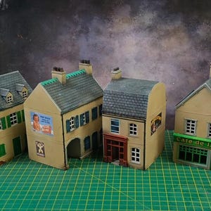 Painted Normandy Town - Bolt Action - World War 2 - French Town
