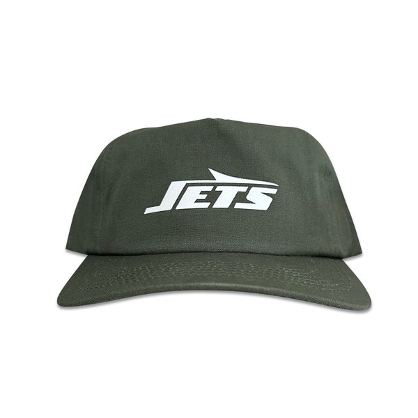 New York Jets Hat | 5 Panel Snapback Hat | Vintage New York Jets Hat | Retro New York Jets Hat