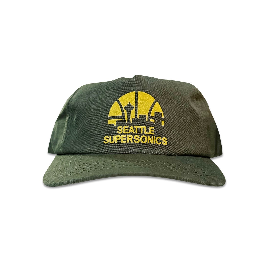 Seattle supersonics hat 5 panel snapback hat vintage seattle