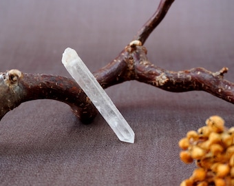 Rock crystal pendant I rock crystal tip raw drilled